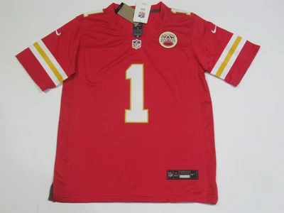 Camiseta roja del equipo Xavier Worthy #1 Kansas City Chiefs on-Field para hombre Foto 1 de 4