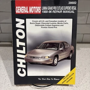 Chilton Repair Manual: Chevrolet Lumina,Pontiac Grand Prix & Buick Regal 1988-96 - Picture 1 of 2