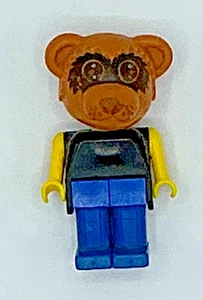 LEGO 1979 Vintage Fabuland Ricky Raccoon Basic Mini Figure RARE RETIRED  - Picture 1 of 4