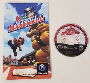 Mario Superstar Baseball (Nintendo GameCube, 2005) Nur Disc & Handbuch - GETESTET - Bild 1 von 5
