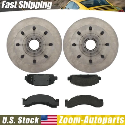 Juego de rotores de freno delanteros + pastillas de freno para Chevrolet C30 1975 1976 1977 1978 - 1986 Foto 1 de 4