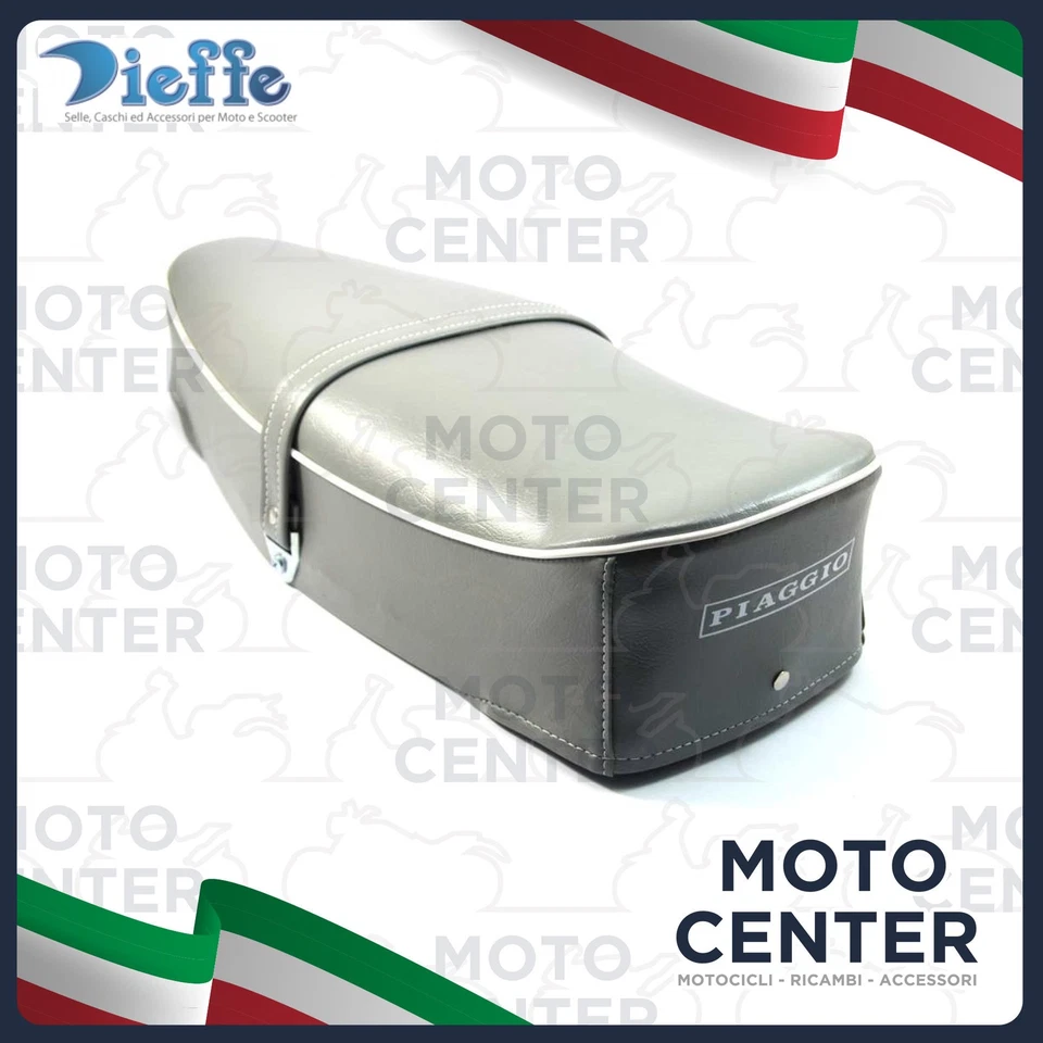 DIEFFE SELLA GRIGIA PIAGGIO VESPA 125 VNB GT GTR TS SUPER - 150 VBB GL SPRINT SUPER SPR
