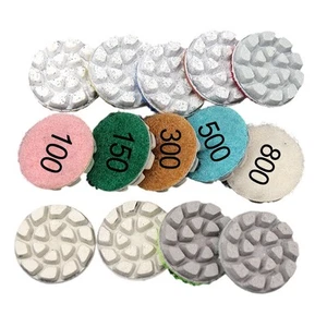 Floor Polishing Grinding Disc Concrete Polishing 10PCS Set Aggressive Polishing - Picture 1 of 9