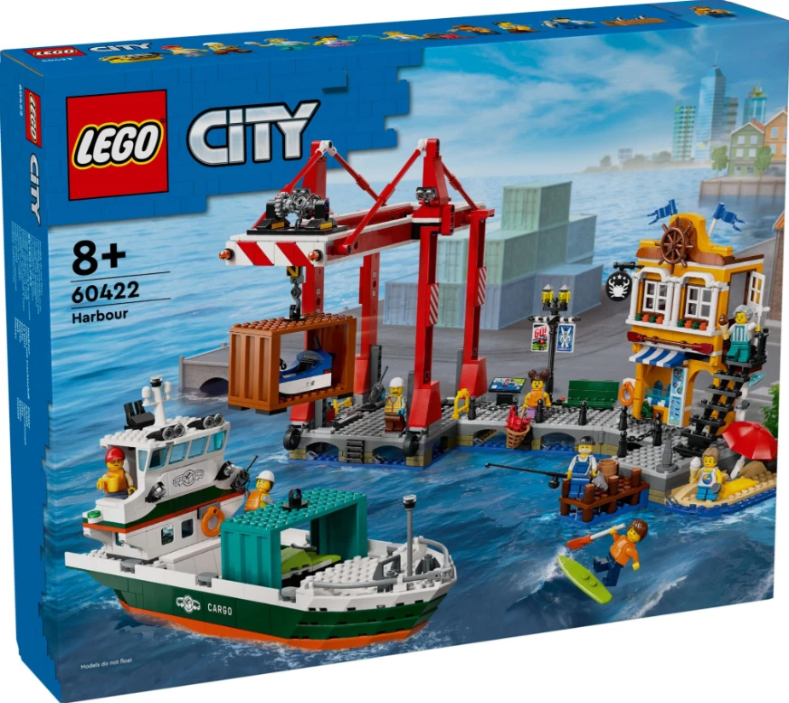 LEGO® City 60422 Hafen mit Frachtschiff / Container Schiff - NEU/OVP - Bild 1 von 1