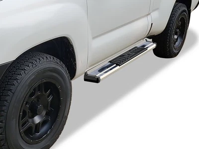 Escalones de barra Nerf cromados para Toyota Tacoma 05-23 cabina estándar Foto 1 de 4