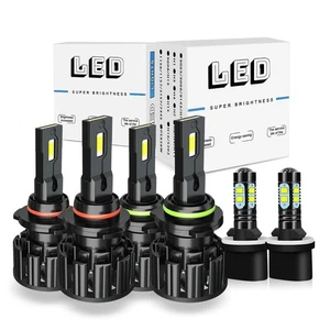 For Isuzu Ascender LS Sport Utility 4.2L 2003-2006 LED Headlight Fog Light Bulbs - Picture 1 of 19