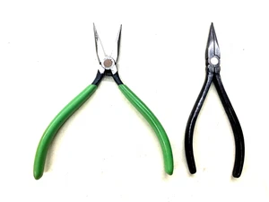 DIAMOND TOOLS 5” LONG NOSE PLIERS, LN54, USA + EXTRA PAIR - Picture 1 of 7