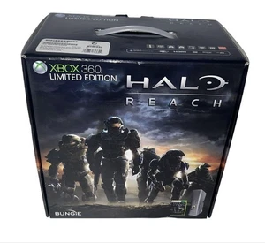 Near Mint Xbox 360 Console Halo Reach Edition w/ Sealed Controller Rare JP - Picture 1 of 7