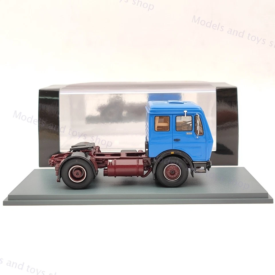 NEO 1/43 MERCEDES BENZ 1632 NG73 1973 Tractor Truck Blue Resin Car Very Rare - Image 1 of 4