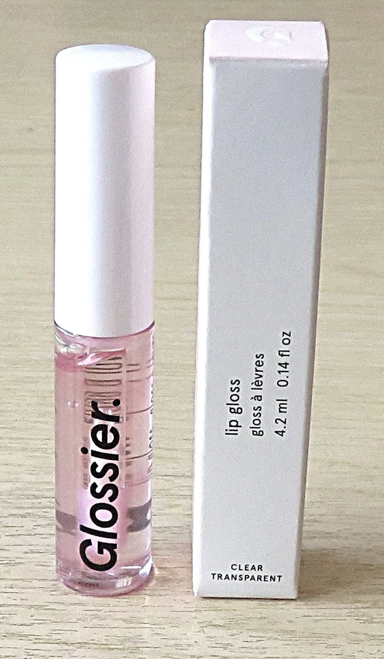 GLOSSIER LIP GLOSS CLEAR TRANSPARENT 4.2ML BRAND NEW IN BOX