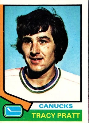 1974 O-Pee-Chee Tracy Pratt #41 Vancouver Canucks Hockey Card - Image 1 of 2