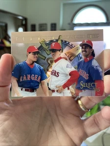1996 Select Juan Gonzalez Ivan Rodriguez Will Clark Team Nucleus #14 Mint - Picture 1 of 2