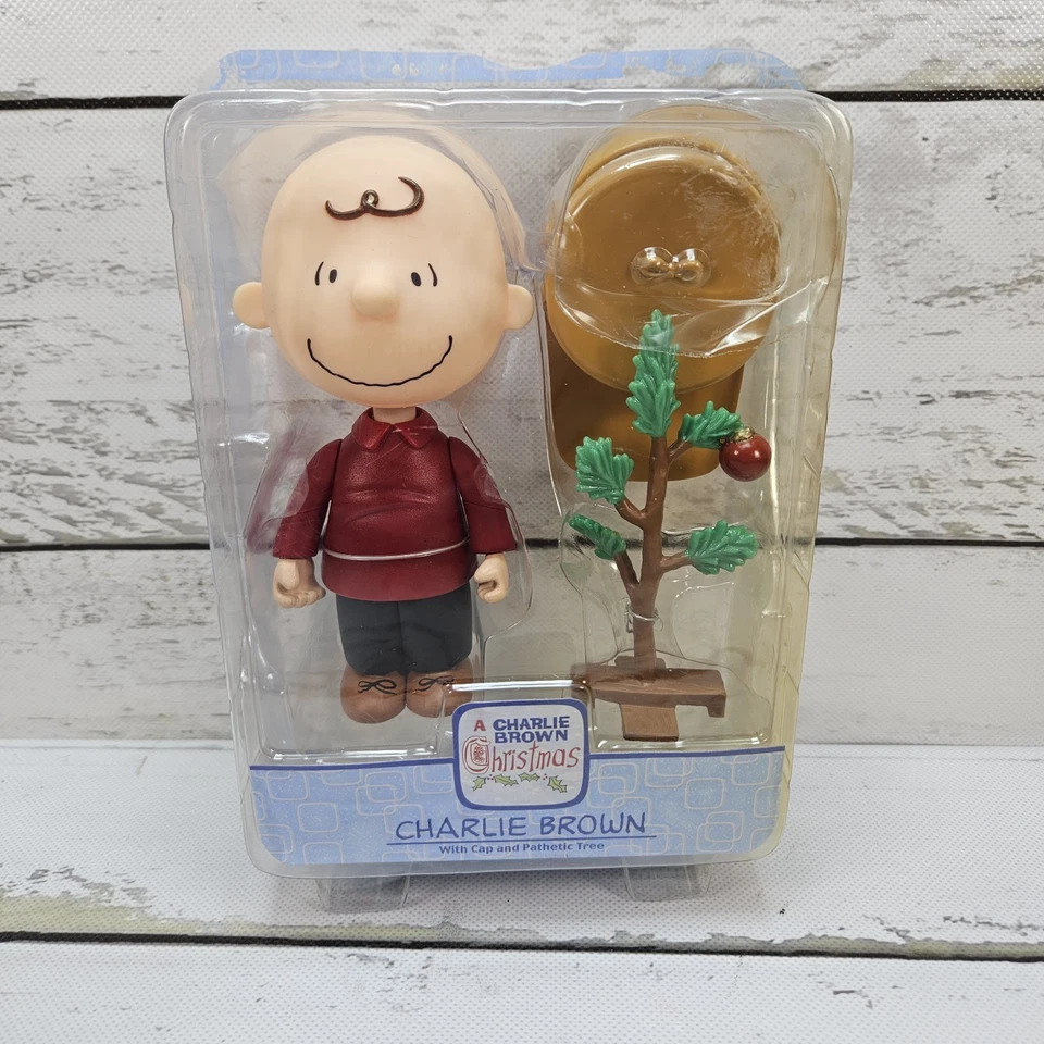 Figura OpenBox Peanuts A Charlie Brown Navidad Charlie Brown Con Tapa 2003 5" Foto 1 de 4
