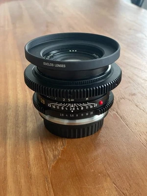 Leica 28mm F2.8 ELMARIT-R version II E55 Cinemod Duclos Ef Mount - Image 1 of 4