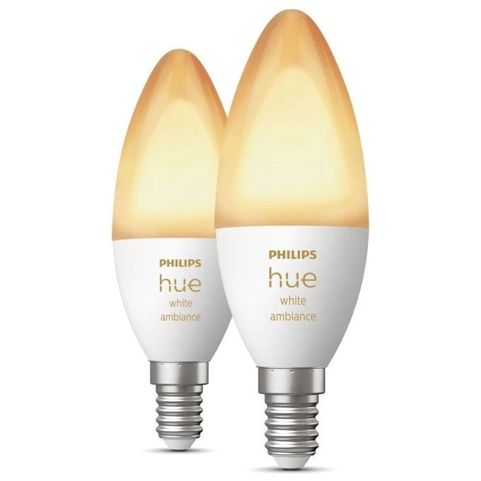 Philips Hue White ambiance 2 Lampadine Smart E14 25 W Lampadina 35673300