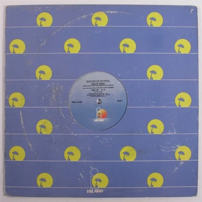 GRACE JONES Feel Up ISLAND 12" VG+ promo HEAR Foto 1 de 2