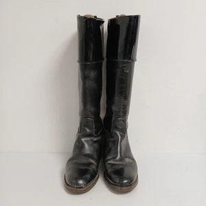 Regent Riding Boots Size 8 Womens Black Leather FPL -WRDC - Picture 1 of 12