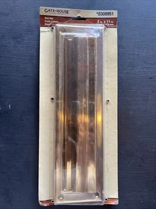 Gatehouse Brass Mail Slot - 2" x 11" - Mounting Hardware Included 0308951 NEW - Picture 1 of 6