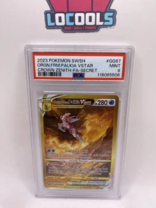 2023 POKEMON CROWN ZENITH #GG67 ORIGIN FORME PALKIA VSTAR FA-SECRET PSA 9 - Picture 1 of 2