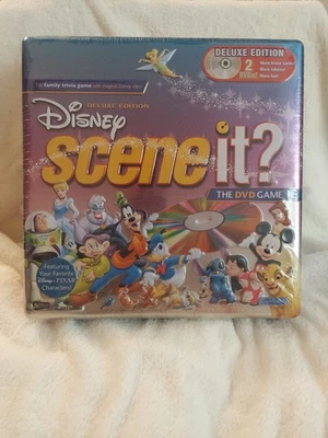 Disney Scene It? Deluxe Edition 2 DVD COMPLETE Board Game 2005 W/Collectors Tin - Image 1 of 2