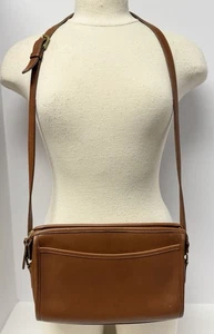 Vintage Coach Taylor Reißverschluss 9944 britische hellbraune Leder Umhängetasche Handtasche hergestellt in den USA EUC - Bild 1 von 18