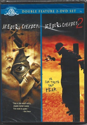 DOUBLE FEATURE: JEEPERS CREEPERS 1 & 2 (DVD, 2009) NEW - Imagem 1 de 2