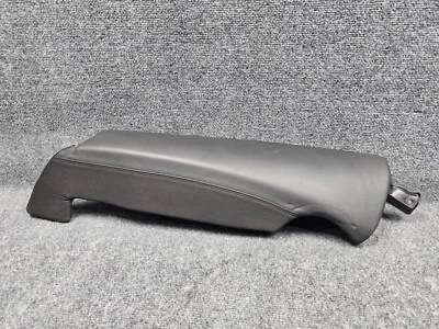AUDI S6 2013-2018 TRASERO CONDUCTOR LADO IZQUIERDO ASIENTO TRASERO ACOLCHADO CUERO NEGRO OEM Foto 1 de 4