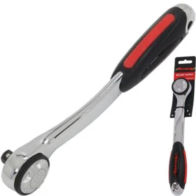 Neilsen Socket Reversible Curved Profile Ratchet Handle 1/4" Tool - Image 1 of 3