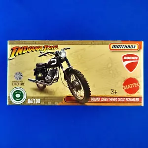 Matchbox Power Grab 2024 "INDIANA JONES" Themed Ducati Scrambler # 6/100 - Picture 1 of 7