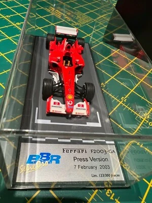 BBR 1/43 FERRARI F-2003 GA VERSIÓN DE PRENSA FEBRERO 2003 Foto 1 de 4