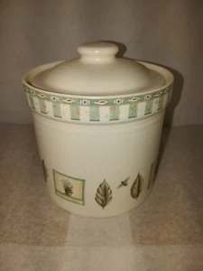 Pfaltzgraff Naturewood Stoneware Portfolio 6” Large Canister with Lid #503 - Picture 1 of 10