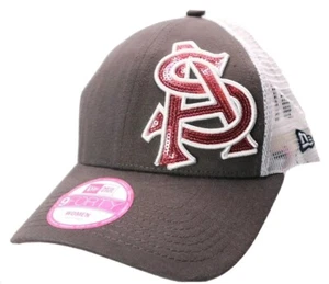 New Era Hat, Arizona State Sun Devils, Women's 9Forty Adjustable, Gray - Picture 1 of 9