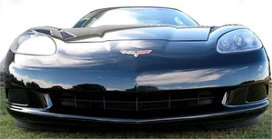 2005-2013 Corvette C6 Base Model Fog Light Blackouts Premium Molded Acrylic - Picture 1 of 2