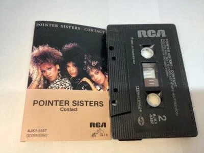 POINTER SISTERS Audio Cassette Tape CONTACT 1986 CBS Records Canada AJK1-5487 - Image 1 of 4