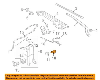 Датчик уровня жидкости стеклоочистителя ветрового стекла омывателя TOYOTA от оригинального производителя 85397AA040 - Изображение 1 из 2