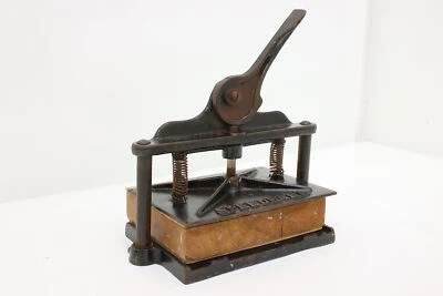 Victorian Antique Iron Book Copy Printing Press Speedball #51039 - Image 1 of 4