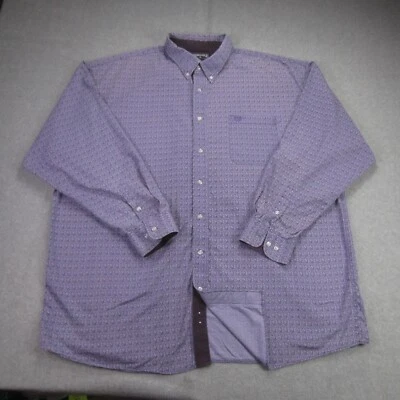 Camisa ajustada Panhandle para hombre XXL púrpura floral LS con botones vaquero occidental Foto 1 de 4