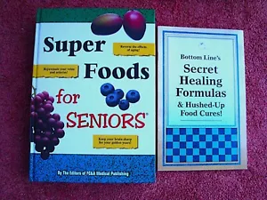 1 book plus 1 booklet - Super Foods for Seniors & Secret Healing Formulas - Picture 1 of 1