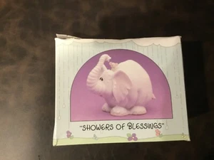 Precious Moments 1987 Birthday Series "Showers Of Blessings" Porcelain Figurine - Picture 1 of 5