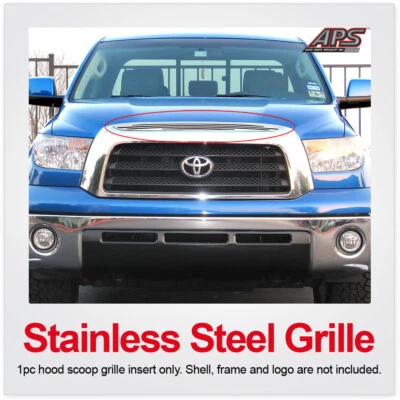 Se adapta a Toyota Tundra 2007-2009 rejilla de malla cromada de acero inoxidable Foto 1 de 4