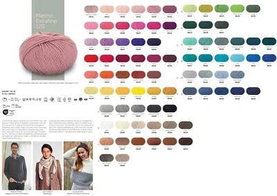 Schachenmayr MERINO EXTRAFINE 120 reine Schurwolle superwash N.3-4mm 50g/120m - Bild 1 von 4