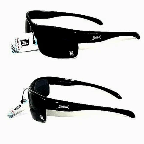 DETROIT TIGERS SUNGLASSES POLARIZED WING BLADE UV PROTECTION AND W/FREE POUCH Cover