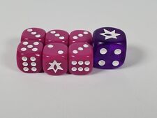 Pokemon Fates Collide Dice Set of 7 Purple Pink Elite Trainer