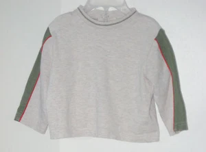 Camisa beige manga larga LITTLE ME para niños talla 12 meses - Imagen 1 de 2