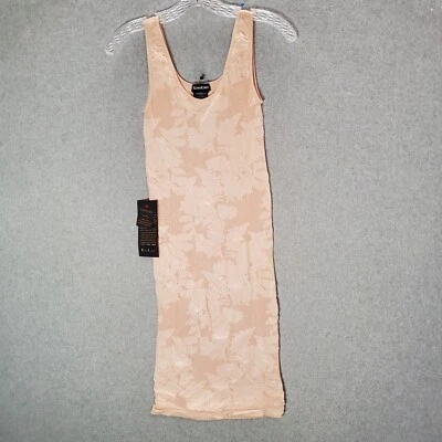 Vestido Bebe Mujer Pequeño Rosa Floral Hasta la Rodilla Bodycon Cuello Redondo Sin Mangas Nuevo con Etiquetas Foto 1 de 4