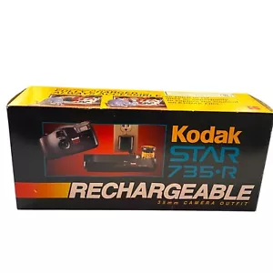 Kodak Star 735-R Flash Point & Shoot 35mm Film Rechargeable Camera NEW W/Defect - Picture 1 of 9