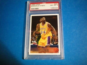 SHAQUILLE O'NEAL 1996 TOPPS #220 GRADED CARD - Afbeelding 1 van 2