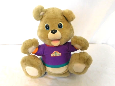 Juguete interactivo de oso de peluche para TV Teddy First Talking Friend 1993  Foto 1 de 4