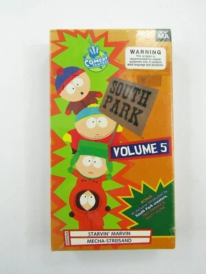VTG South Park Volume 5 VHS Comedy Central Bonus Features Watermark Sealed New - Image 1 of 4