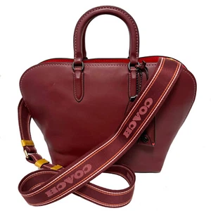 795 $ Coach Beuteltasche echt handschuhgegerbtes Leder Doppelgriff - Bild 1 von 13